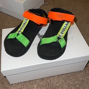 Toddler Stella McCartney kids multicolor tape sandals